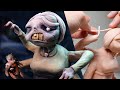 Making Up MY OWN Nightmare Character "The Nanny" - Polymer Clay Tutorial