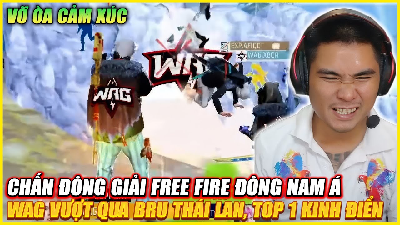 VỠ ÒA MỌI CẢM XÚC , CHẤN ĐỘNG FREE FIRE ĐÔNG NAM Á KHI WAG CÀNG QUÉT MỌI ĐỐI THỦ , TOP 1 KINH ĐIỂN !