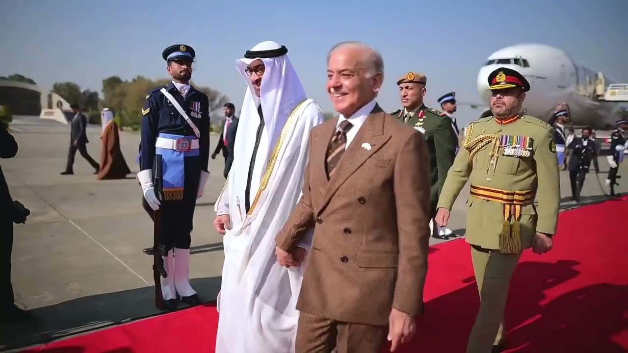 UAE President Sheikh Mohamed bin Zayed receives grand welcome, pledges to deepen Pakistan-UAE ties