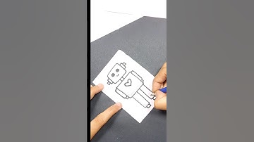 cute AI robot #drawing #trending #shots