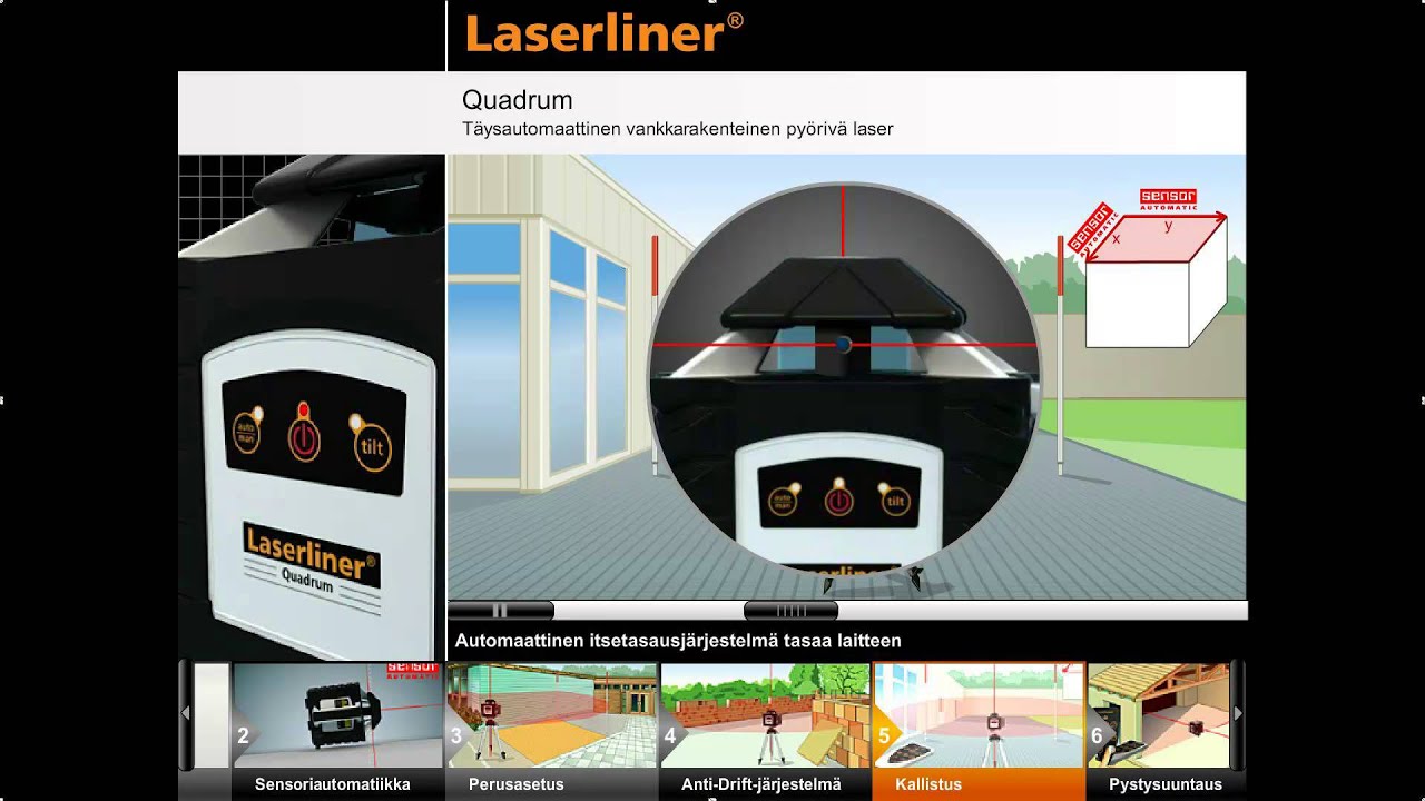K rauta laserliner quadrum 310s youtube Altanbelysning k rauta