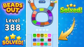 [NEW UPDATE] Beads Out - Level 388 Walkthrough 🧩 | Solution & Gameplay (Voodoo) 🔴