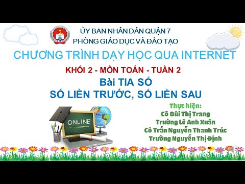 Tia số - số liền trước – số liền sau(tiết 1+2)