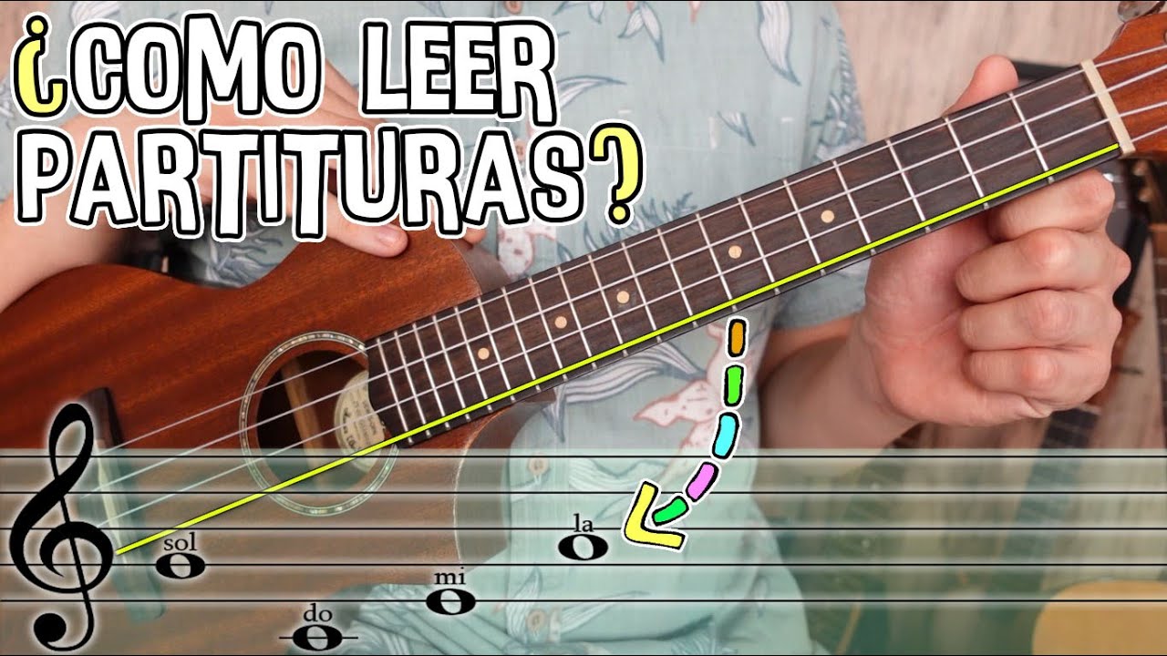 Cómo leer partituras de ukulele Entendiendo el pentagrama (las notas y