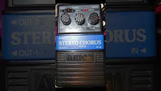 Various chorus effects #guitar