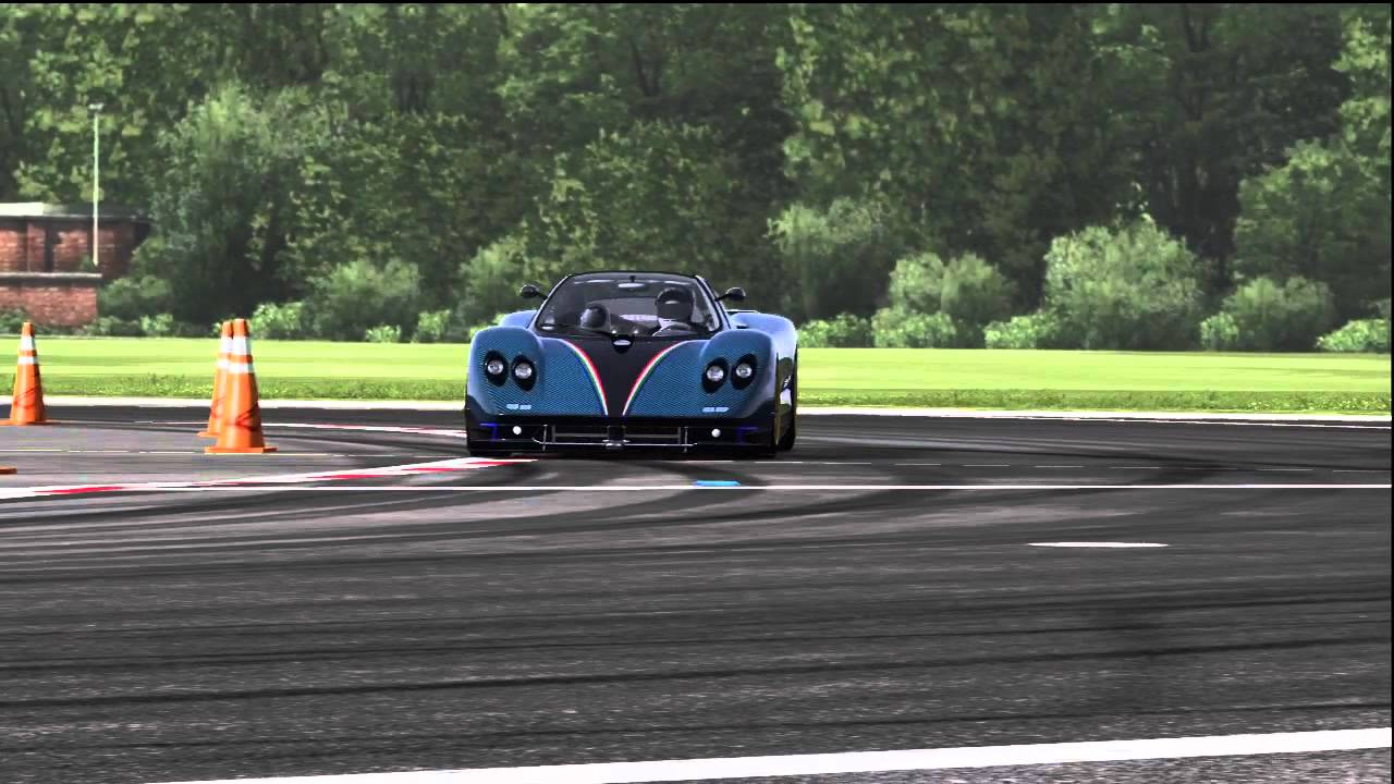 Pagani Zonda Tricolore Top Gear Track YouTube