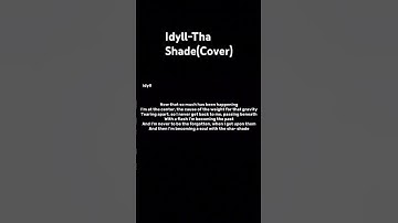 Thumbnail of Idyll-Tha Shade(Cover)