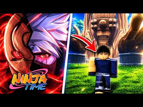 Becoming Obito Uchiha &amp; Unlocking His REWORKED MANGEKYOU SHARINGAN In Roblox Ninja Time!