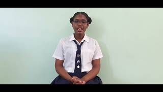 2nd Place Winner, 13 - 16 Category, 2022 ECCB/RSS-ARU Creative Youth Competition, Safiyah Ettienne.