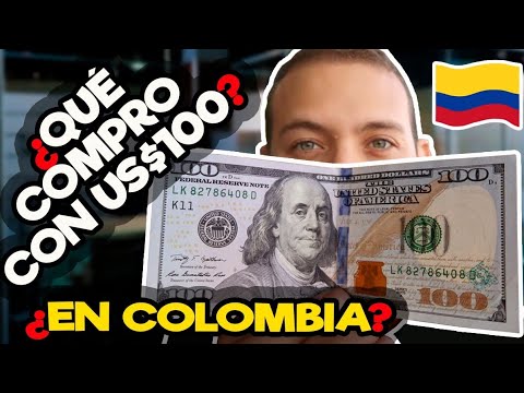 WHAT I BUY with $ 100 Dollars in COLOMBIA - YouTube