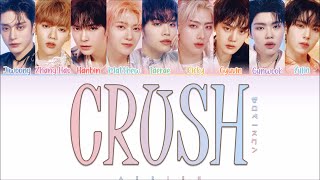 ZEROBASEONE (ゼロベースワン) - CRUSH (Japanese Ver.) Lyrics Color Coded (Kanji/Rom/Eng)