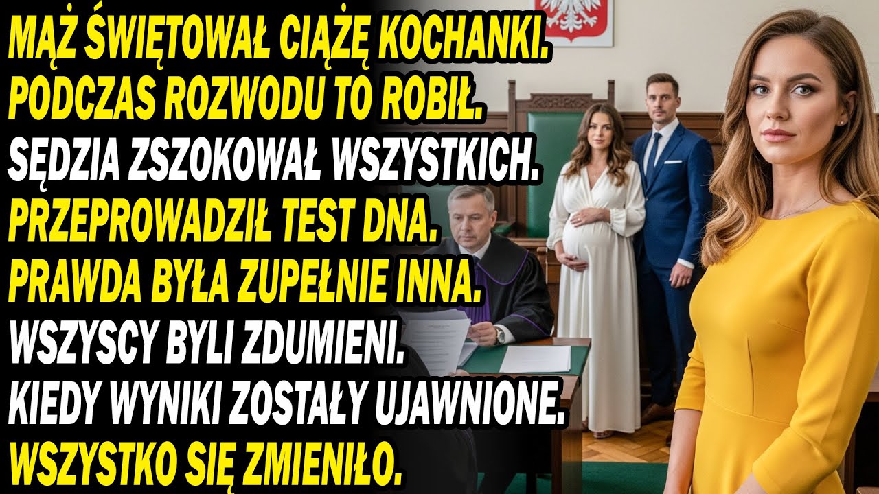 Mąż Świętował Ciążę Kochanki W Sądzie Rozwodowym, Ale Sędzia Zszokowany Dna...