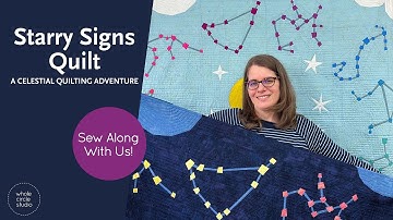 Your Next Quilting Project: Starry Signs Block of the Month Quilt Patterns #fpp #blockofthemonth