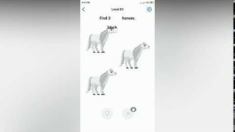 Easy Game - Find 3 black horses - Level 83 solution