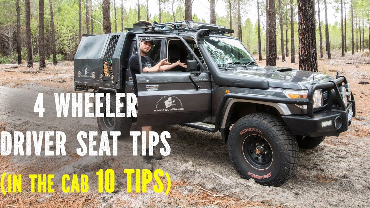 tracksat 4 Wheeler Driver Seat Tips