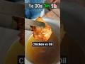 Chicken vs Oil #shorts #food