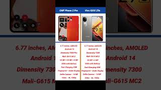 Nothing CMF Phone 2 Pro vs Vivo iQOO Z9s Comparison #shorts #short #cmfphone2pro #iqooz9s