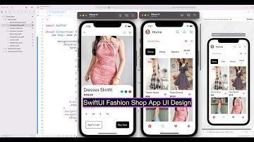 SwiftUI Fashion Shop App UI Design