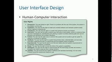 [SYSTEMS ANALYSIS AND DESIGN] 8 - User Interface Design