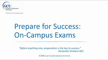 Prepare for Success: On Campus Exams