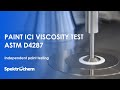 PAINT ICI VISCOSITY ASTM D4287