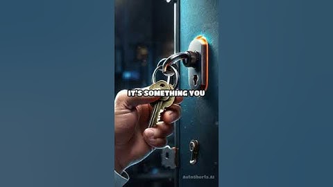 What has keys but can