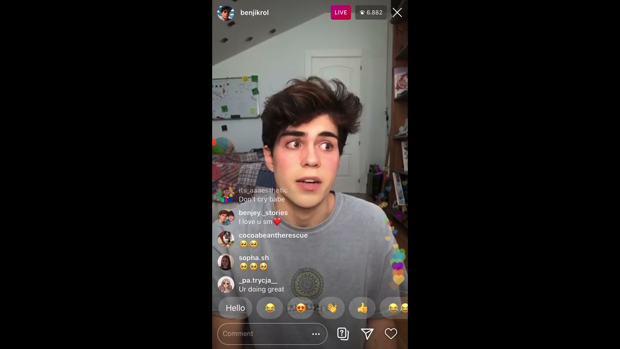 Benji Krol Instagram live stream *Talking about BLM* 5/20/2020 - YouTube