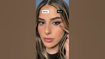 الفرق بين الكحل الابيض والاسود 