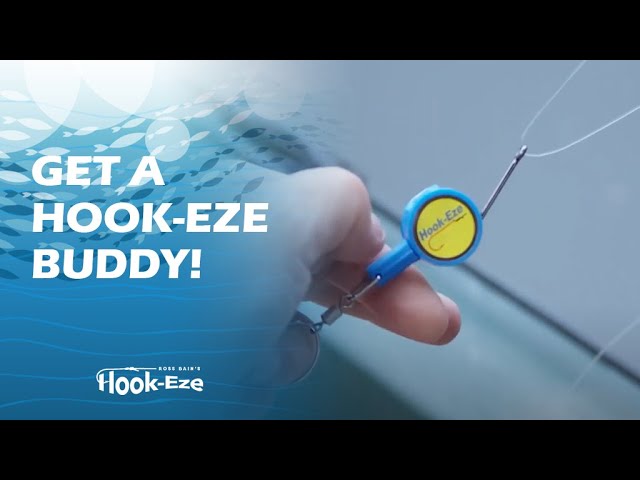  HOOK-EZE Knot Tying Tool Cover Hooks on 4 Fishing