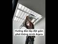 Hướng dẫn lắp đặt giàn phơi thôg minh Aqara.Review giàn phơi aqara #cchome #aqara #smarthome #shorts
