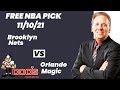 NBA Pick - Nets vs Magic Prediction, 11/10/2021, Best Bet Today, Tips & Odds | Docs Sports