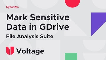 Mark Sensitive Data in Google Drive with File Analysis Suite