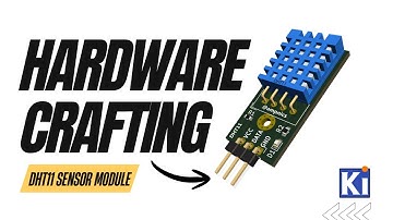 How to design DHT11 Temperature Sensor Module | Module Hardware Design | Ampnics