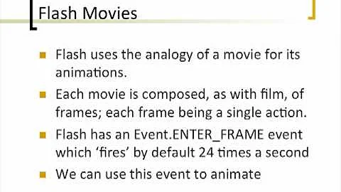 Simple overview of Events in Flash AS3