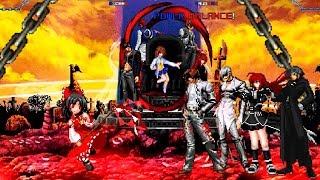Oni Miko Reimu VS Clone Iori Blood, Clone Kyo Blood, Boss Zeroko & Counterfelt K