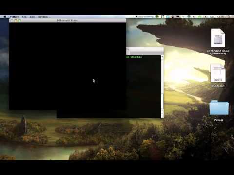 Testing kinect with python