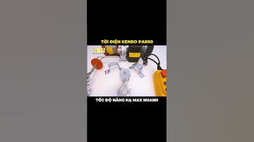 Tời điện Kenbo PA800 | Tốc độ nâng hạ max nhanh - cực kỳ ảo ma Canada #shorts
