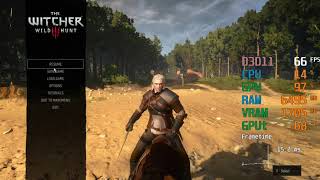 AMD Radeon R9 280X -- AMD Ryzen 3 3100 -- The Witcher 3 Wild Hunt FPS Test