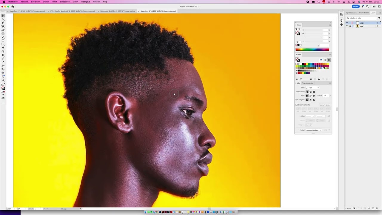 Evaluatie Opdracht 1: Profielfoto met Pen Tool - Deel 1