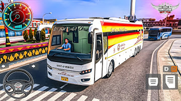 Volvo Celeste Bus Mod Driving - Bus Simulator Indonesia 3D - Android GamePlay