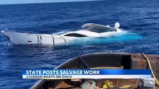 Salvaging sunken boats in Hawaii costs thousands and boat owners pay the price