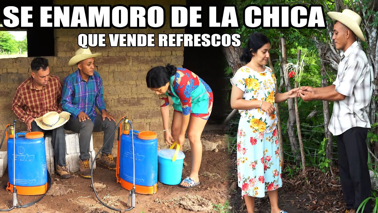 La chica de los refresco lo desprecia ,pero su insistencia ocasiono esto.