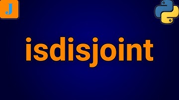 Python Set isdisjoint