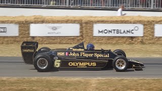 F1 cars at goodwood Festival of speed 2018