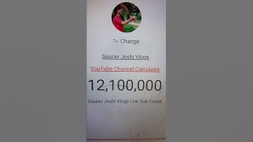 Sourav Joshi Vlogs Live Subscribers Count #shorts