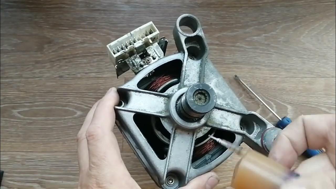 Как снять шкив с двигателя стиральной машины
