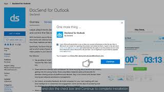 Installing Outlook for DocSend