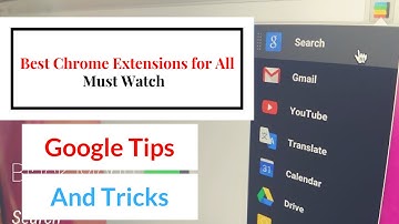 Best Chrome Extensions 2016 | Black Menu for Google