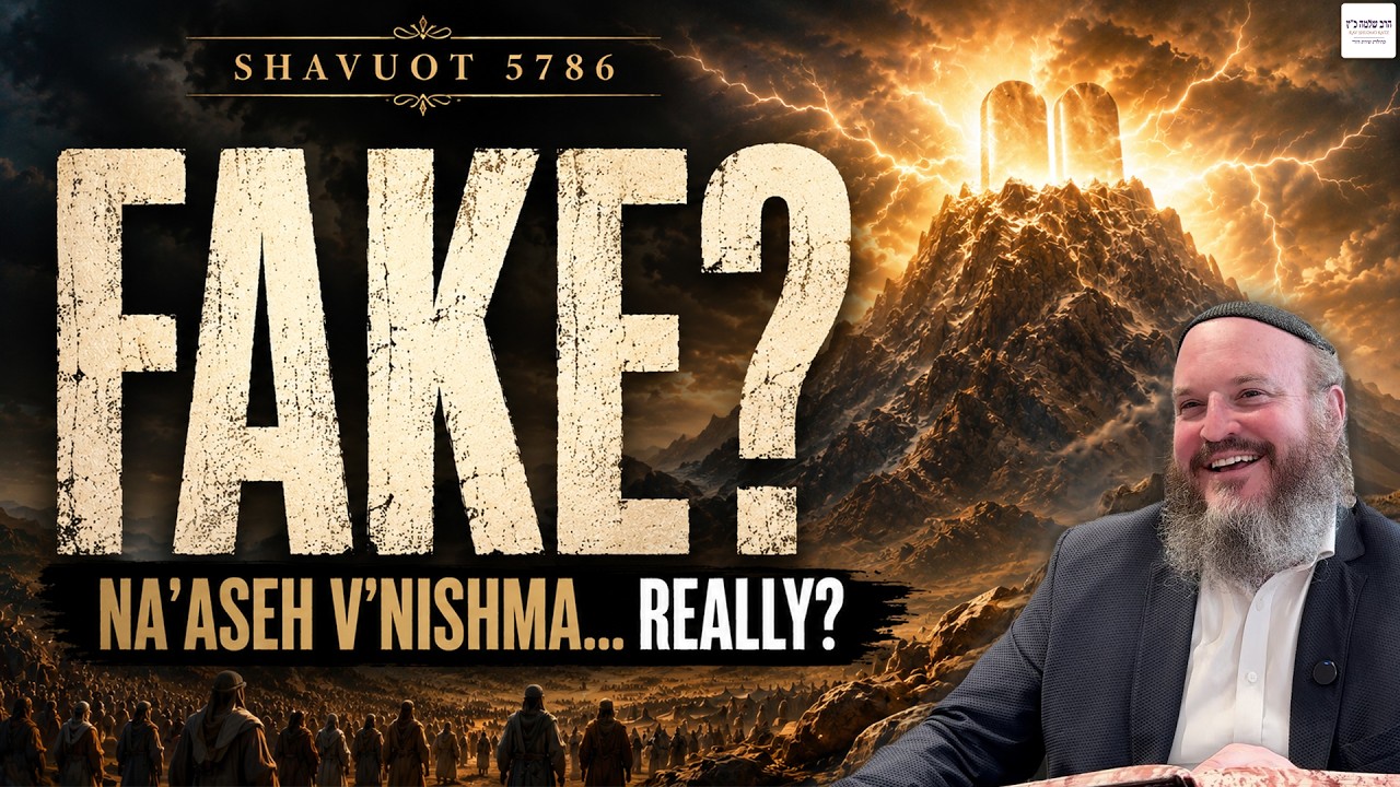 Were We Faking Naaseh V’Nishma at Har Sinai? | Shavuot 5786