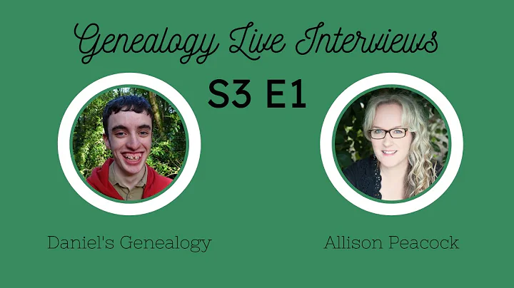 Genealogy Live Interviews S3 E1 - Allison Peacock